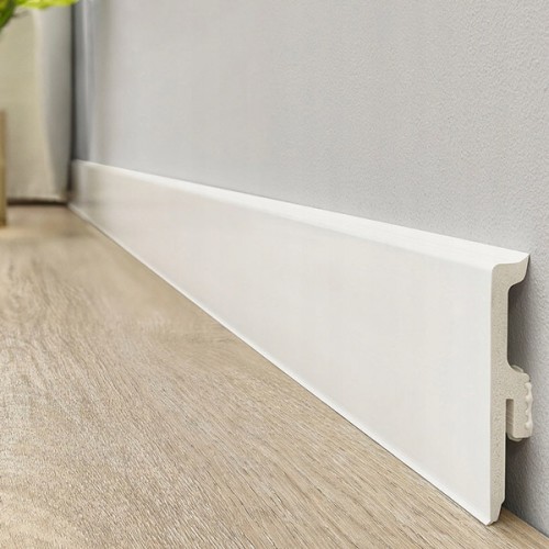 Плинтус гибкий из дюрополимера Arbiton VIGO 80  Белый 80*15