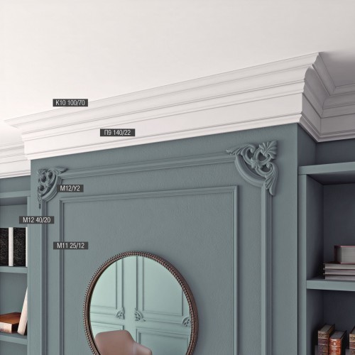 Карниз потолочный Bello Deco XPS K10 100*70 Карниз потолочный Bello Deco XPS K10 100*70