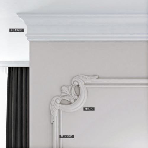 Карниз потолочный Bello Deco XPS K3 100*40