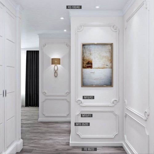 Карниз потолочный Bello Deco XPS K3 100*40