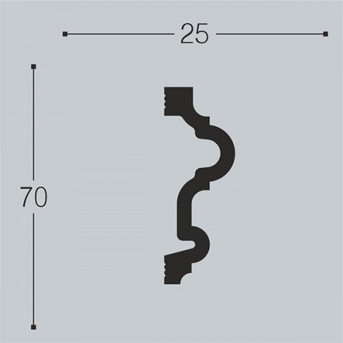 Молдинг Bello Deco M24 70*25