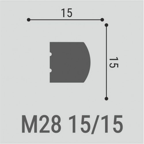 Молдинг Bello Deco M28 15*15