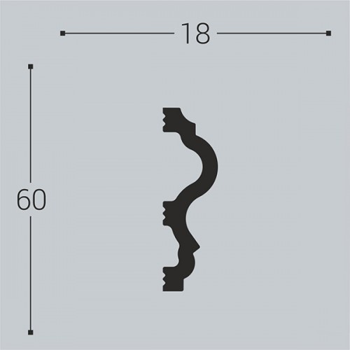 Молдинг Bello Deco M6 60*18