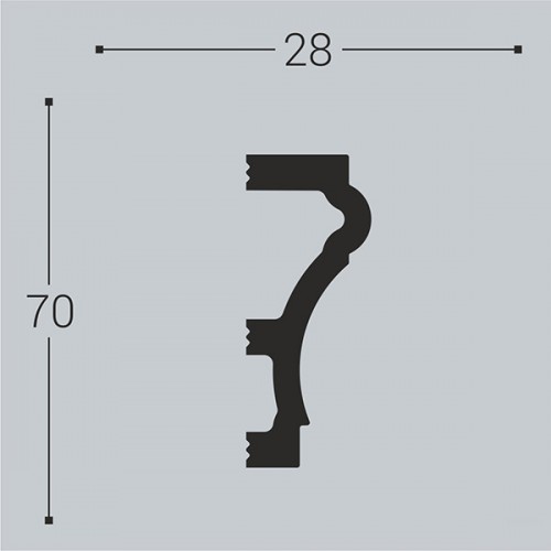 Молдинг Bello Deco M7 70*28