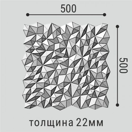 Стеновая интерьерная 3D панель Bello Deco CП 15 Стеновая интерьерная 3D панель Bello Deco CП 15