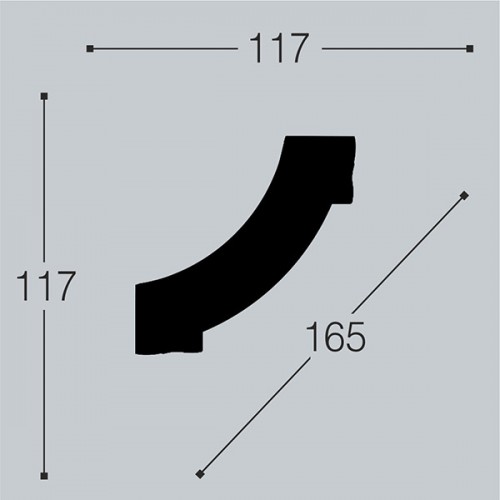 Угол к молдингу Bello Deco M15У1