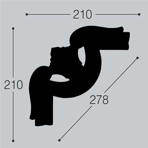 Угол к молдингу Bello Deco M15У2