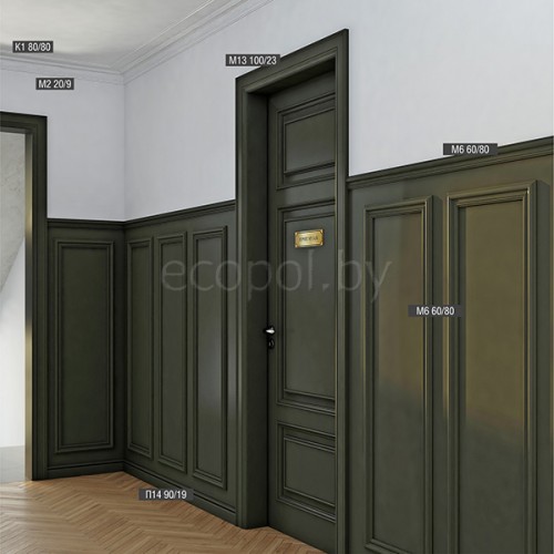 Плинтус напольный XPS Bello Deco П14 90*19 Плинтус напольный XPS Bello Deco П14 90*19