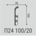 Плинтус напольный XPS Bello Deco П24 100*20