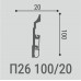 Плинтус напольный XPS Bello Deco П26 100*20