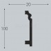 Плинтус напольный XPS Bello Deco П4 100*20