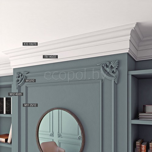 Плинтус напольный XPS Bello Deco П9 140*22 Плинтус напольный XPS Bello Deco П9 140*22