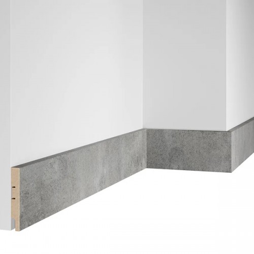 Плинтус из МДФ Artiva (Cosca) 80*16 Бетон Невский