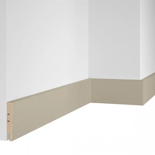 Плинтус из МДФ Artiva (Cosca) 80*16 Веллюто Крема