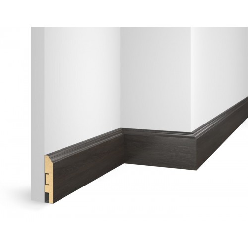 Плинтус напольный МДФ Cosca Decor Экошпон Дуб Бархатный 80*16