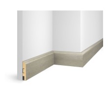 Плинтус напольный МДФ Cosca Decor NANOFLEX Дуб Светлый 80*16