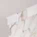Плинтус напольный из дюрополимера Cosca Decor PL001 Белый 40*12