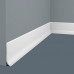 Плинтус напольный из дюрополимера Cosca Decor PL002 Белый 60*16