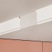 Плинтус напольный из дюрополимера Cosca Decor PL002 Белый 60*16