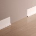 Плинтус напольный из дюрополимера Cosca Decor PL003 Белый 80*18