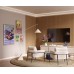 Плинтус напольный из дюрополимера Cosca Decor PL003 Белый 80*18