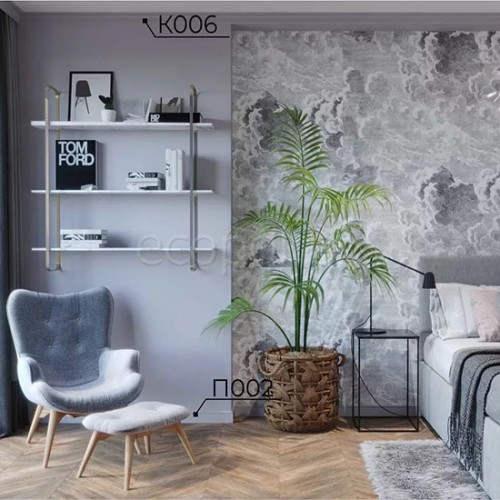 Плинтус напольный из дюрополимера Cosca Decor PX002 Белый 79*13