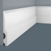 Плинтус напольный из дюрополимера Cosca Decor PX011 Белый 130*18
