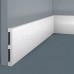 Плинтус напольный из дюрополимера Cosca Decor PX012 Белый 99*15