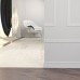 Плинтус напольный из дюрополимера Cosca Decor PX016 Белый 90*15