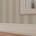 Плинтус напольный из дюрополимера Cosca Decor PX016 Белый 90*15