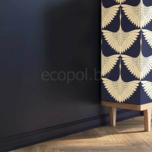 Плинтус напольный из дюрополимера Cosca Decor PX016 Белый 90*15 Плинтус напольный из дюрополимера Cosca Decor PX016 Белый 90*15