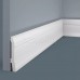 Плинтус напольный из дюрополимера Cosca Decor PX020 Белый 85*15