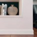 Плинтус напольный из дюрополимера Cosca Decor PX020 Белый 85*15