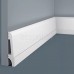 Плинтус напольный из дюрополимера Cosca Decor PX023 Белый 90*20