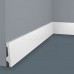 Плинтус напольный из дюрополимера Cosca Decor PX045 Белый 66*13