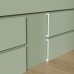 Плинтус напольный из дюрополимера Cosca Decor PX057 Белый 100*10