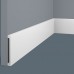 Плинтус напольный из дюрополимера Cosca Decor PX058 Белый 80*10