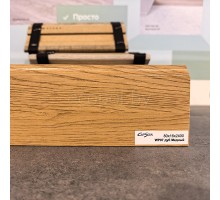Плинтус МДФ Cosca Decor Экошпон Дуб Медный 80*16 WP07 Плинтус МДФ Cosca Decor Экошпон Дуб Медный 80*16 WP07
