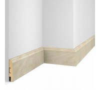 Плинтус МДФ Cosca Decor Экошпон ясень Кристалл 80*16 WP07