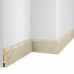 Плинтус МДФ Cosca Decor Экошпон ясень Кристалл 80*16 WP07