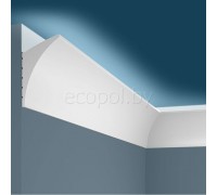 Плинтус (карниз) потолочный из дюрополимера Cosca Decor KX007 Белый 70*42