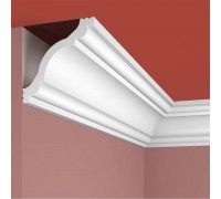 Плинтус (карниз) потолочный из дюрополимера Cosca Decor KX012 Белый 80*80