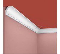 Плинтус (карниз) потолочный из дюрополимера Cosca Decor KX019 Белый 30*30