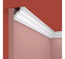 Плинтус (карниз) потолочный из дюрополимера Cosca Decor KX034 Белый 40*41