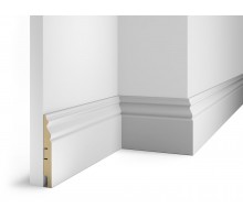 Плинтус напольный МДФ Cosca Decor AP20 Белый 125*16