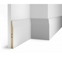 Плинтус напольный МДФ Cosca Decor AP25 Белый 184*16