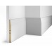 Плинтус напольный МДФ Cosca Decor AP25 Белый 184*16