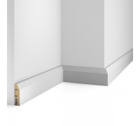 Плинтус напольный МДФ Cosca Decor AP04 Белый 60*16