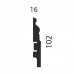 Плинтус напольный МДФ Cosca Decor AP18 Белый 102*16