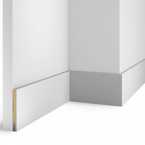Плинтус МДФ Cosca Decor AP73 Белый 95*10 прямой Плинтус МДФ Cosca Decor AP73 Белый 95*10 прямой